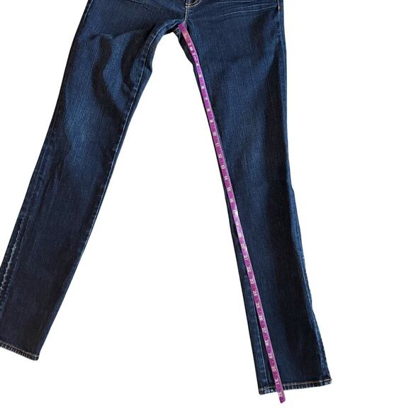 J Brand The Deal Jeans Women's Sz 27 Blue Skinny Zipper Ankle low rise 1174 - Picture 10 of 15